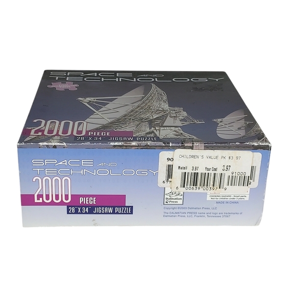 Vintage VTG 2003 Dalmatian Press Unopened New Space Technology Jigsaw Puzzle - Picture 3 of 4